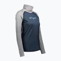 Moteriški termoaktyvūs marškinėliai SCOTT Defend Merino High Neck light grey melange/dark blue 3