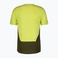 Vyriški SCOTT Trail Flow DRI dviratininko marškinėliai btter yellow/fir green 2