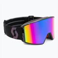Slidinėjimo akiniai SCOTT React black/aurora green/enhancer teal chrome/pro green 2