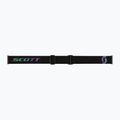 Slidinėjimo akiniai SCOTT React black/aurora green/enhancer teal chrome/pro green 3