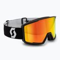 Slidinėjimo akiniai SCOTT Factor Pro LS mineral black/white amp ls red chrome