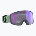 Slidinėjimo akiniai SCOTT Shield LS soft green/black/light sensitive blue chrome