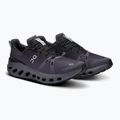 Vyriški bėgimo bateliai On Cloudsurfer Trail Waterproof black/eclipse 8