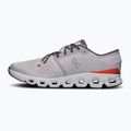 Vyriški bėgimo bateliai On Cloud X 4 silver/flame 10