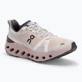 Moteriški bėgimo bateliai On Running Cloudsurfer Trail silver/mauve