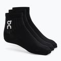 Kojinės On Running Logo Sock Mid 3 poros black