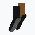Kojinės On Trail High 2 pairs black/sphinx