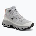Moteriški turistiniai batai On Cloudrock Mid Waterproof glacier/alloy