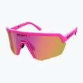 Akiniai nuo saulės SCOTT Sport Shield acid pink/pink chrome