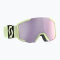 Slidinėjimo akiniai SCOTT Shield AMP Pro acid yellow/amp pro lavender chrome