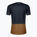 Vyriški bėgimo marškinėliai SCOTT Endurance Tech dark blue/bread brown 2