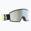 Slidinėjimo akiniai SCOTT Ambit black/neon yellow/amp white chrome