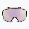 Slidinėjimo akiniai SCOTT React black/neon yellow/amp lavender chrome 3