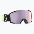Slidinėjimo akiniai SCOTT Shield black/neon yellow/amp lavender chrome