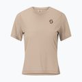 Moteriški bėgimo marškinėliai SCOTT Endurance LT Tee toast beige