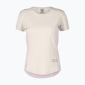 Moteriški bėgimo marškinėliai SCOTT Endurance Tech cotton white/bliss pink