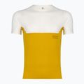 Vyriški bėgimo marškinėliai SCOTT Endurance Tech white/sundial yellow
