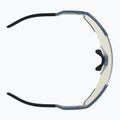 Akiniai nuo saulės SCOTT Shield metallic blue/amp white chrome 4