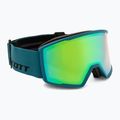 Slidinėjimo akiniai SCOTT Trace Pro petrol green/green chrome