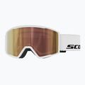 Slidinėjimo akiniai SCOTT Trace Pro Light Sensitive white/amp ls cinnamon chrome
