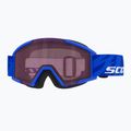 Vaikiški slidinėjimo akiniai SCOTT Shield blue/white/rose