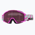 Vaikiški slidinėjimo akiniai SCOTT Shield neon pink/mint green/rose
