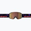 Slidinėjimo akiniai SCOTT Shield LS black/purple/amp ls cinnamon chrome 4