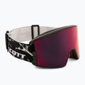 Slidinėjimo akiniai SCOTT React Light Sensitive granite black/white/amp red chrome 2