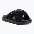 Moteriškos šlepetės INUIKII Woven Stones black