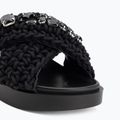 Moteriškos šlepetės INUIKII Woven Stones black 7