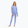 Moteriški termoaktyvūs marškinėliai ODLO Active Warm Bl Top Crew Neck blue heron 2