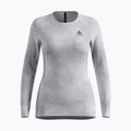 Moteriški termo marškinėliai ilgomis rankovėmis ODLO Active Warm X Pow Bl Top Crew Neck odlo silver grey