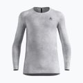 Vyriški termo marškinėliai ilgomis rankovėmis ODLO Active Warm X Pow Bl Top Crew Neck odlo silver grey