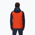 Mammut Kento Light HS vyriška hardshell striukė oranžinė ir tamsiai mėlyna 2