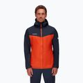 Mammut Kento Light HS vyriška hardshell striukė oranžinė ir tamsiai mėlyna