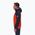 Mammut Kento Light HS vyriška hardshell striukė oranžinė ir tamsiai mėlyna 2