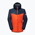 Mammut Kento Light HS vyriška hardshell striukė oranžinė ir tamsiai mėlyna 4