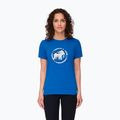 Moteriški trekingo marškinėliai Mammut Graphic blue