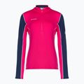 Mammut moteriškas džemperis Aenergy ML Half Zip Pull rožinės ir tamsiai mėlynos spalvos