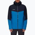Mammut Convey Tour HS vyriška hardshell striukė mėlyna ir tamsiai mėlyna