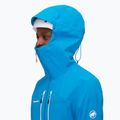 Vyriška striukė nuo lietaus Mammut Taiss HS Hooded glacier blue 4