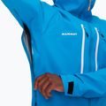 Vyriška striukė nuo lietaus Mammut Taiss HS Hooded glacier blue 6