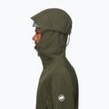 Vyriška striukė nuo lietaus Mammut Crater IV HS Hooded dark marsh 3