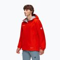 Vyriška striukė nuo lietaus Mammut Crater Light HS Hooded mammut red 3