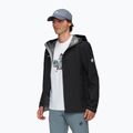 Vyriška striukė nuo lietaus Mammut Linard Light HS Hooded black 3