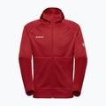 Vyriškas žygio džemperis Mammut Crag ML Hooded dark mammut red 6