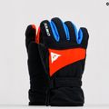 Dainese Hp Scarabeo vaikiškos slidinėjimo pirštinės juodos taps/high risk red/lapi 7