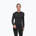 Moteriški termoaktyvūs marškinėliai Mammut All-Mountain Seamless BL Mid juoda/balta