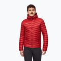 Vyriška pašiltinta striukė Mammut Albula IN Hooded Jacket Men dark mammut red