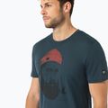 Vyriški marškinėliai super.natural Sailor Tee blueberry/jet black/high risk red 2